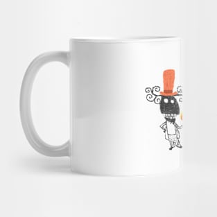 Mister Flaming Heart and Mister Cat Mug